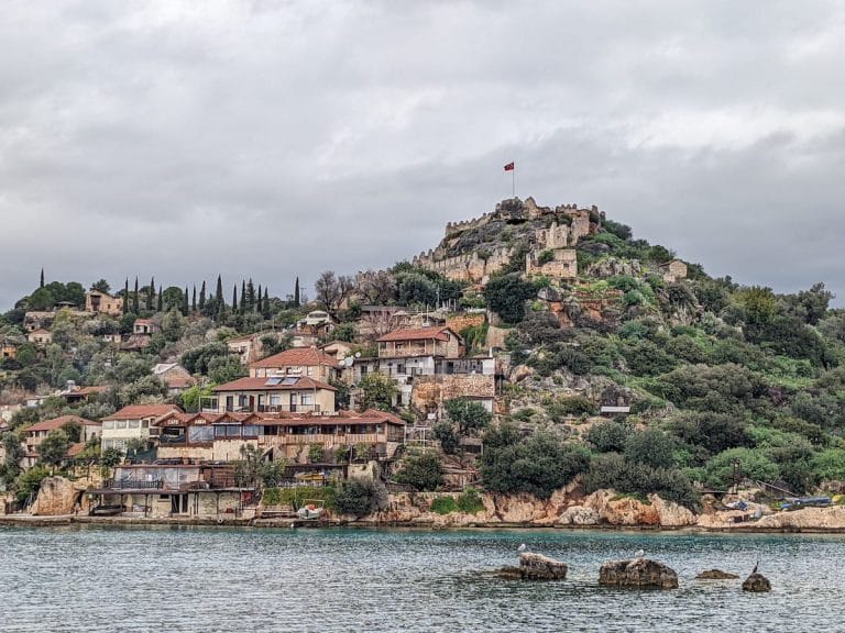 View of Kaleköy from offshore