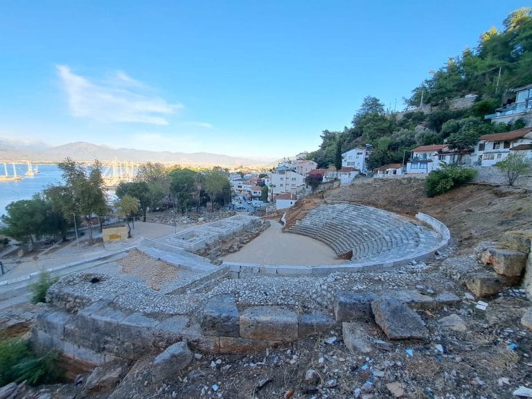 Roman amphitheatre in Fethiye.