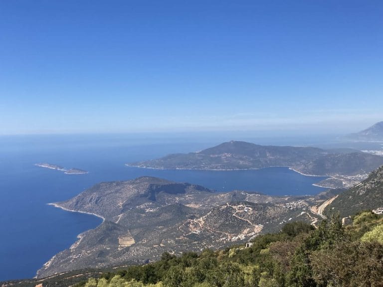 Coastal view from between Sarıbelen and Gökceören.