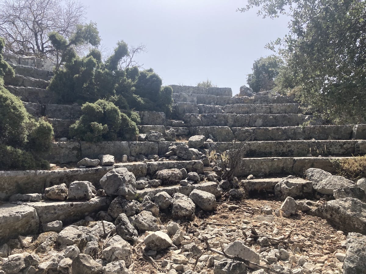 View of Apollonia ruins.
