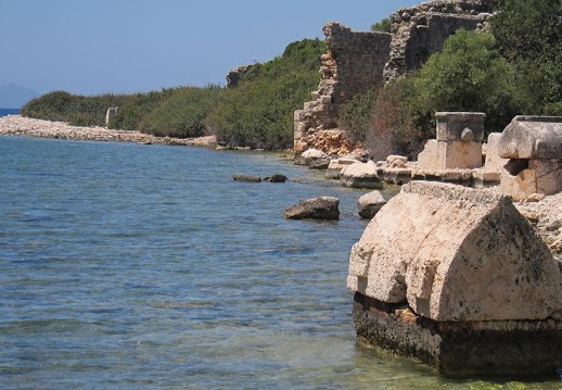 Lycian Way - Aperlai ruins